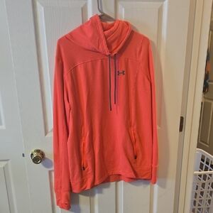 Under Armour Women's Vibrant Coral Cowl Neck Sweater